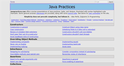 Desktop Screenshot of javapractices.com